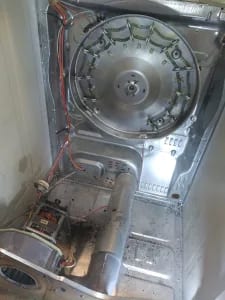 Burnt dryer element and belt repair service near me
