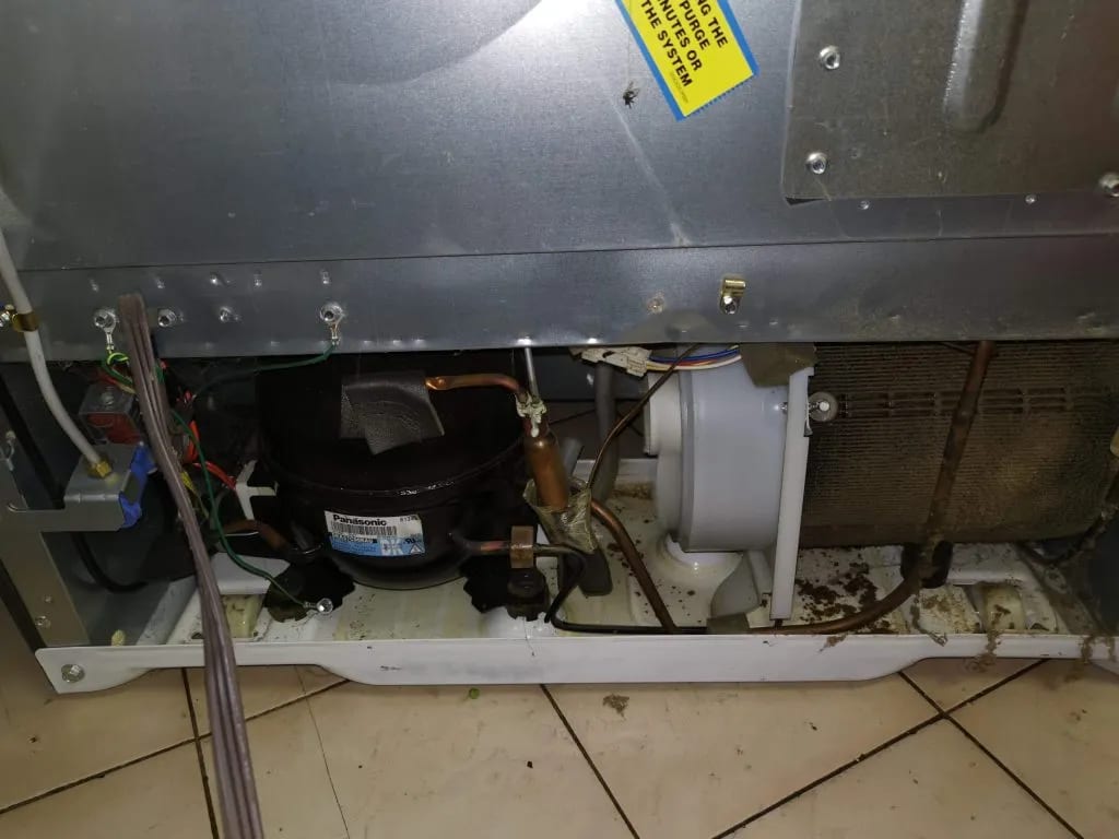 GE fridge condencer fan repair, Orleans